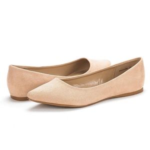 Dream Pairs Pointed Toe Ballet Slip On Flats 7 1/2
